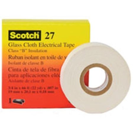 3M 3M 27 Glass Cloth Electrical Tape 27 4893806